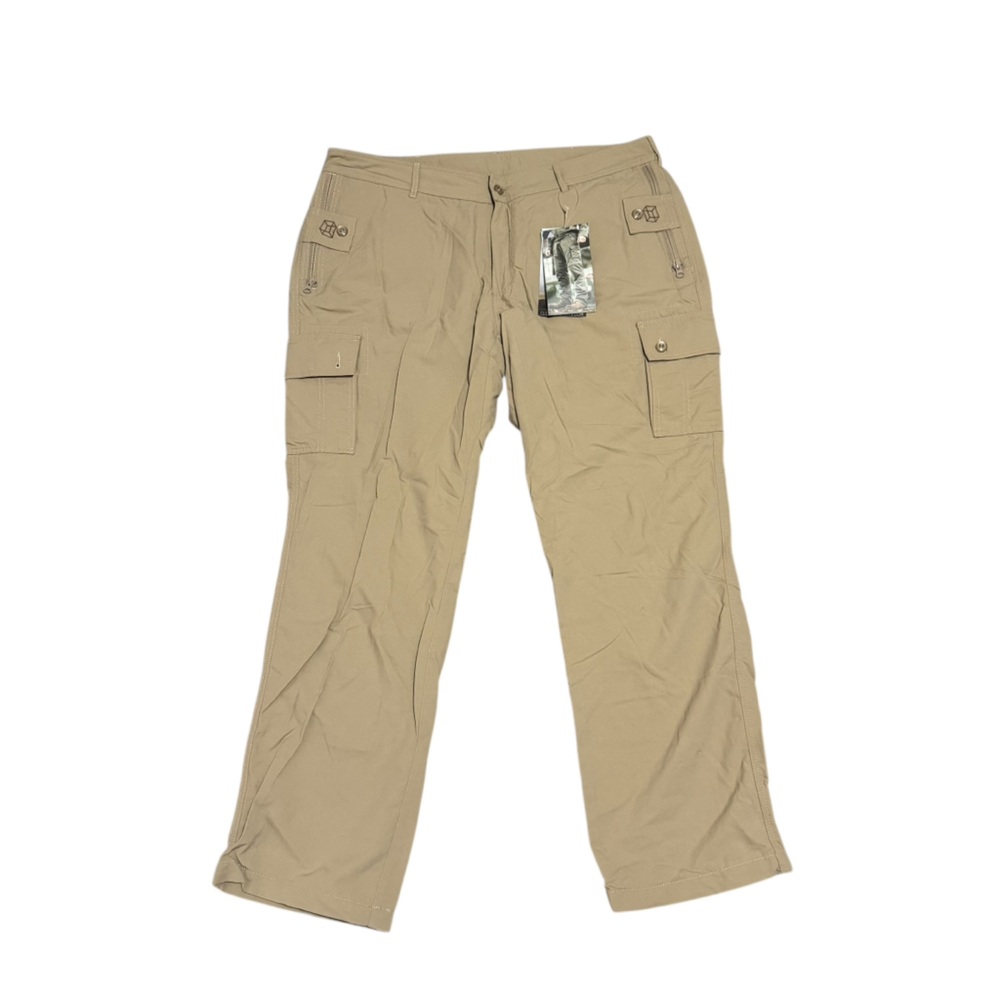 Clothing Arts Pick Pocket Proof Pants Men 40x32 Tan Adventure Traveler Zip NWT
